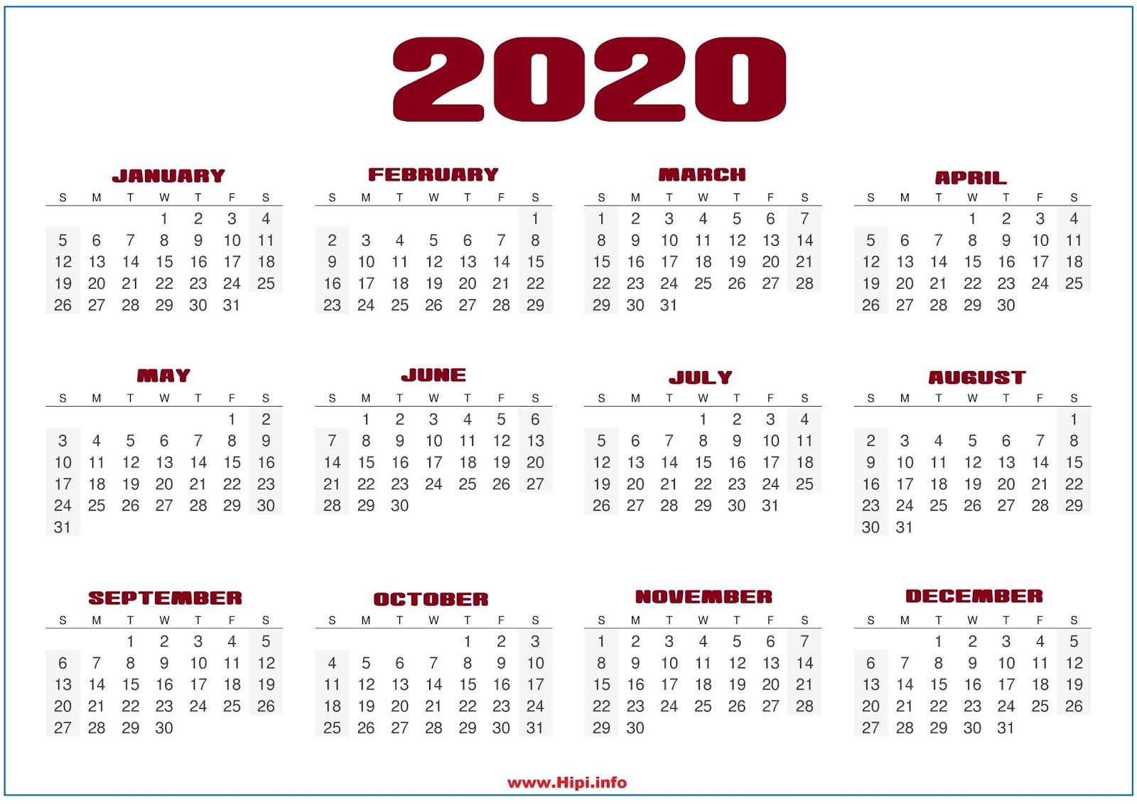 Detail Foto Kalender 2020 Nomer 22