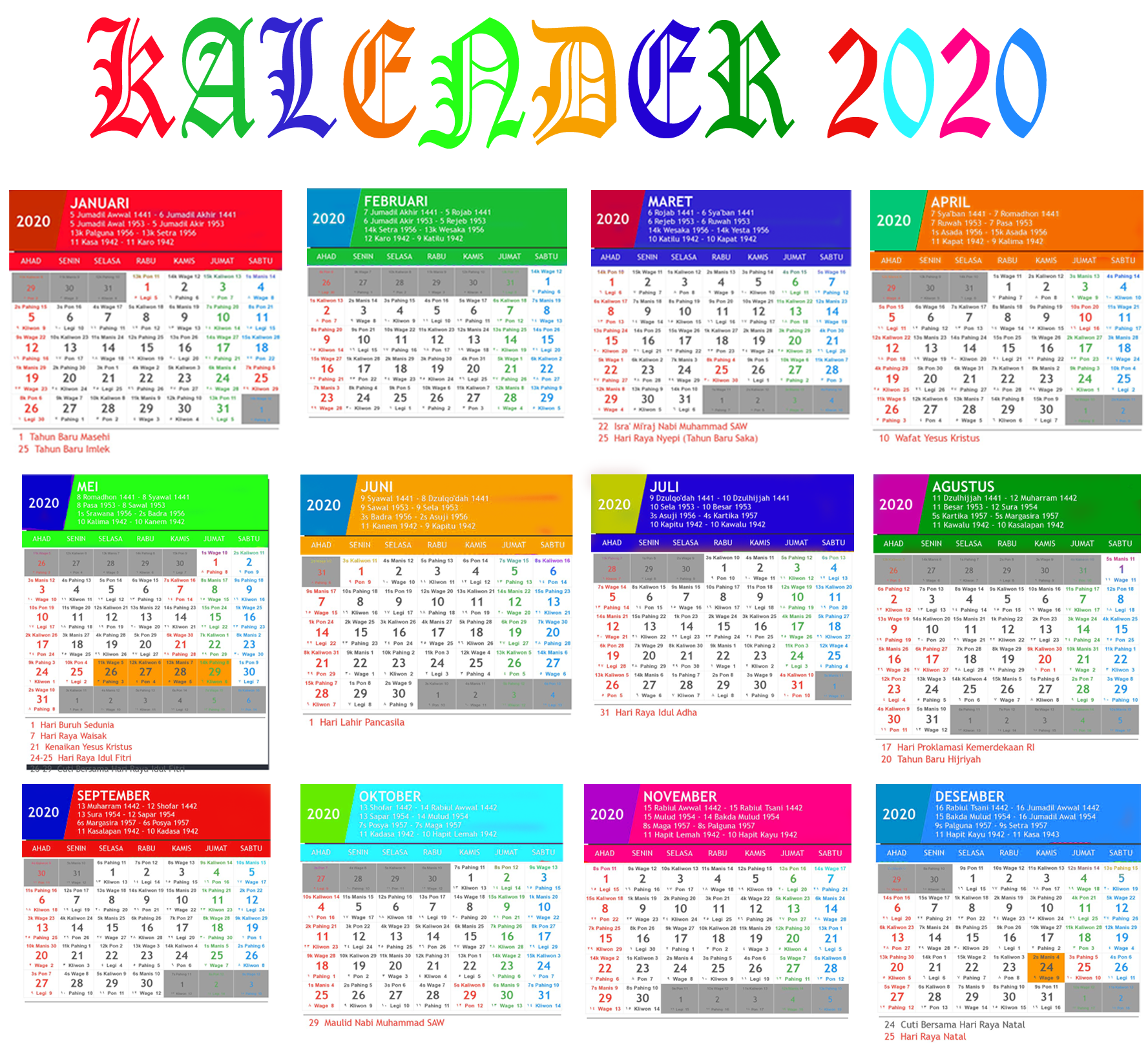 Detail Foto Kalender 2020 Nomer 23