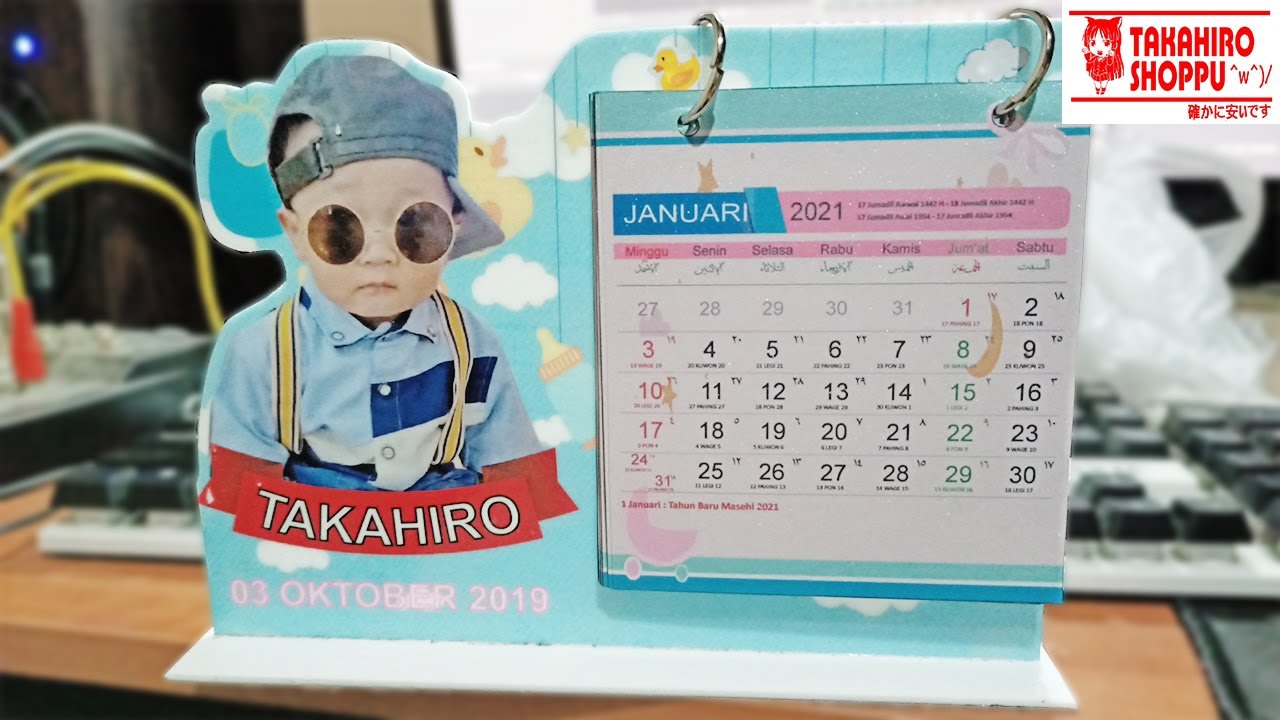 Detail Foto Kalender Meja Nomer 25