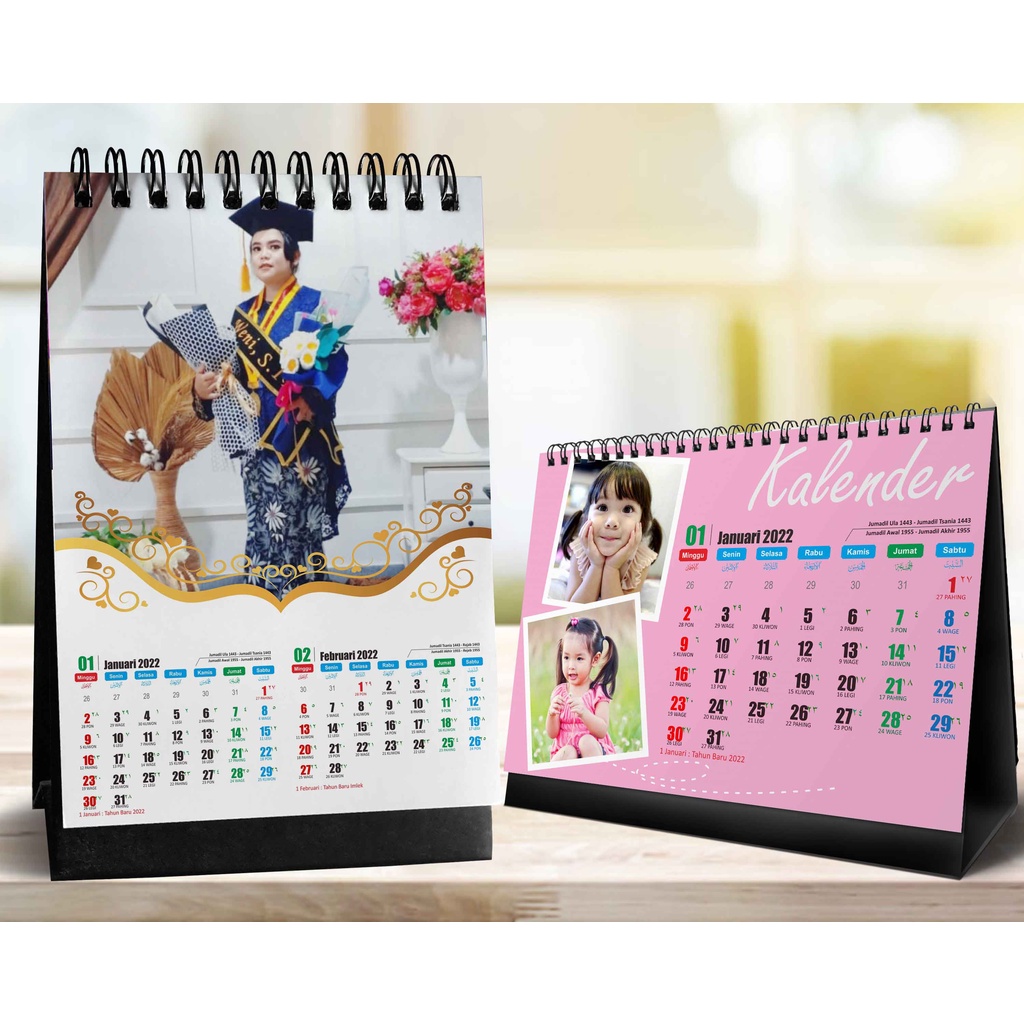 Detail Foto Kalender Meja Nomer 5