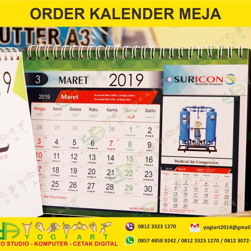 Detail Foto Kalender Meja Nomer 51