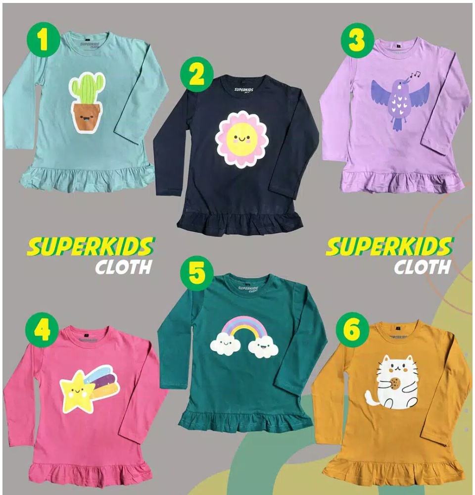 Detail Foto Kaos Lengan Panjang Anak Perempuan Nomer 52