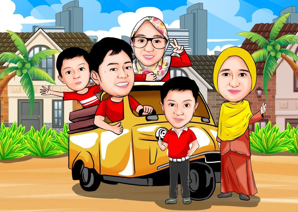 Detail Foto Karikatur Keluarga Nomer 49