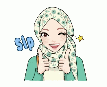 Detail Muslimah Bercadar Cantik Kartun Nomer 28