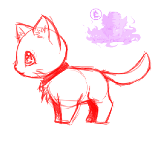 Detail Sketsa Gambar Kucing Kartun Koleksi Nomer 16