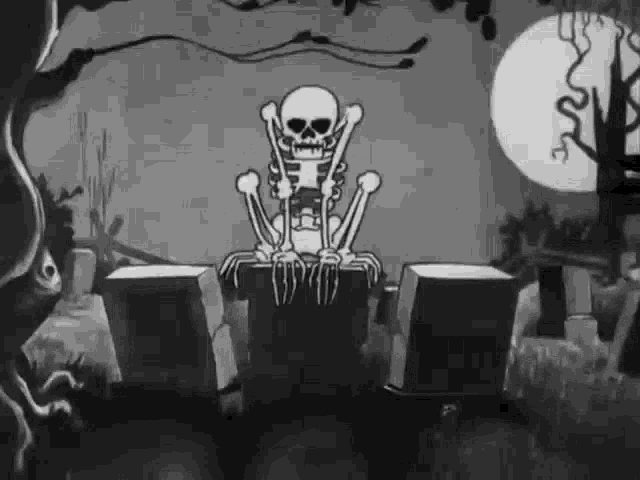 Detail Spooky Scary Skeletons Gif Nomer 11