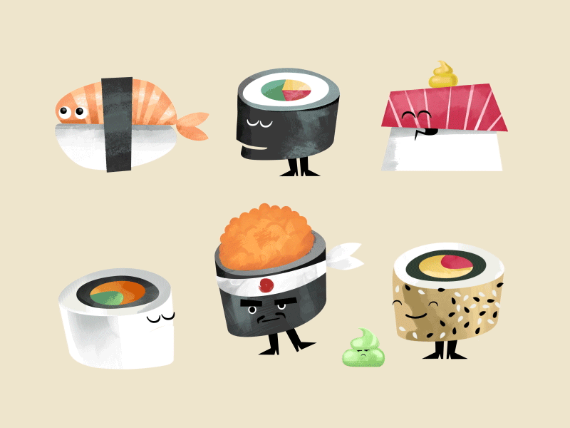 Detail Sushi Animasi Nomer 31