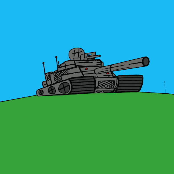 Tank Kartun Perang - KibrisPDR