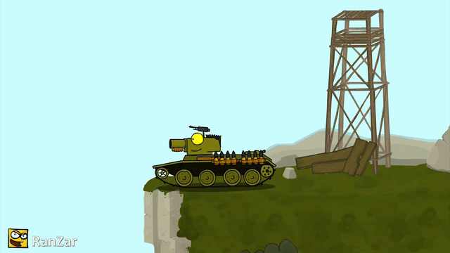 Detail Tank Kartun Perang Nomer 6
