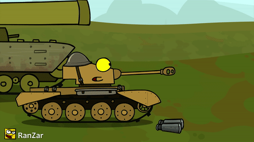 Detail Tank Kartun Perang Nomer 7