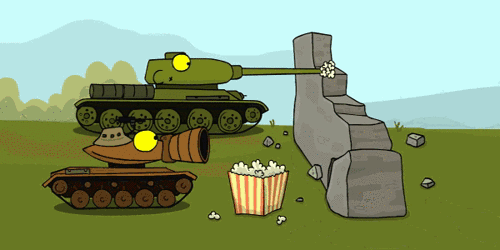Detail Tank Kartun Perang Nomer 12