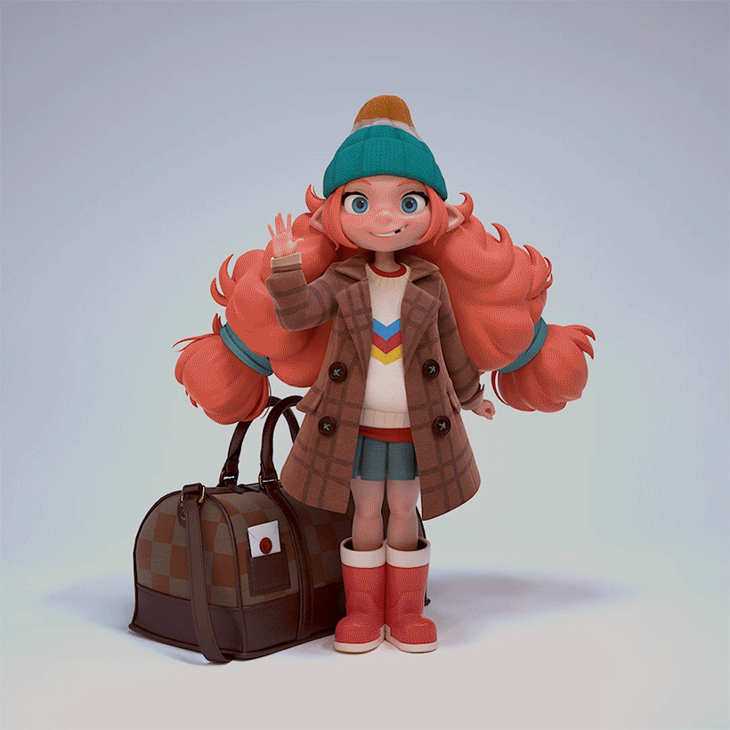 Detail Tas Kartun 3d Nomer 5