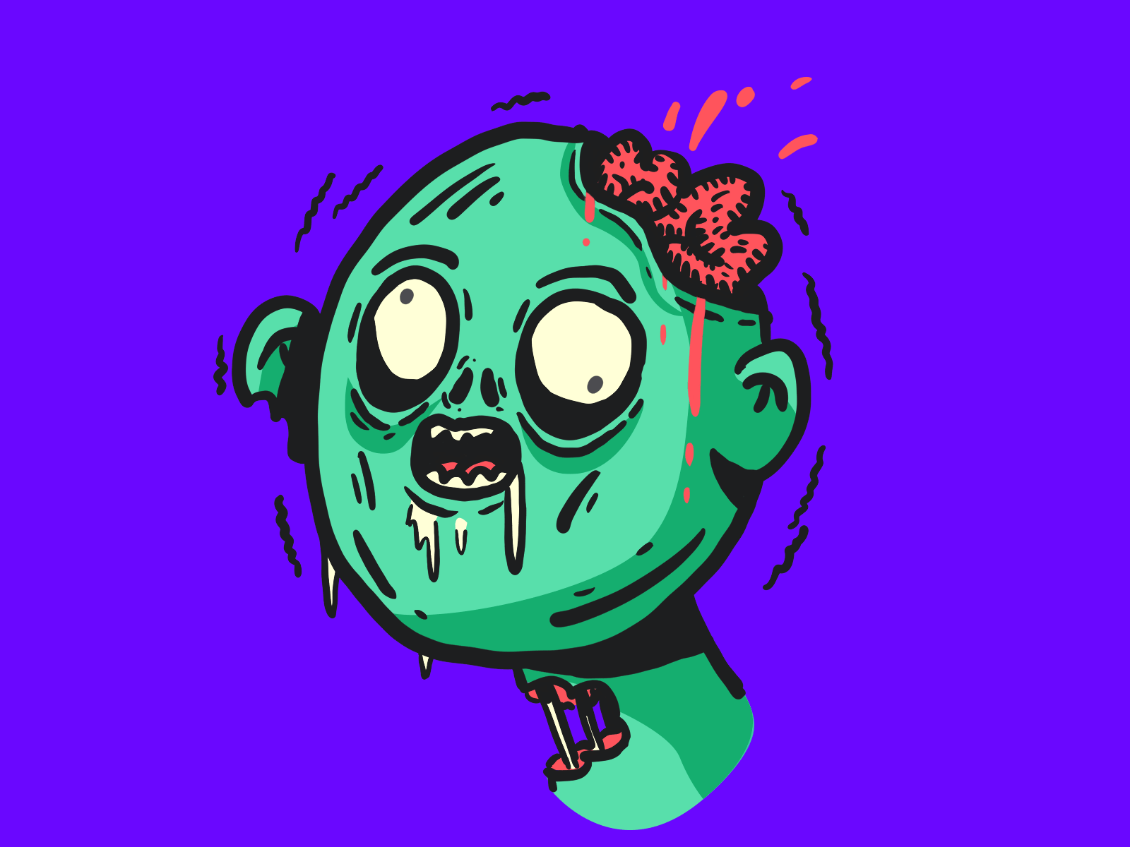 Detail Zombie Kartun Nomer 7