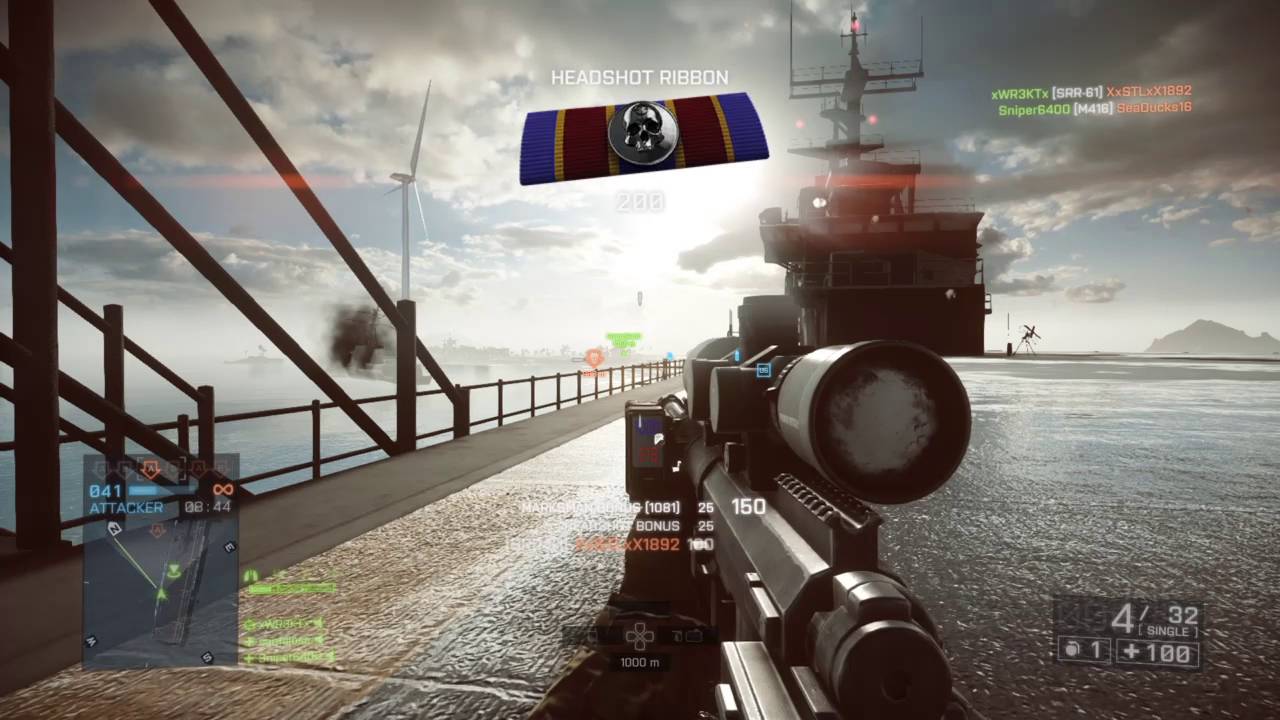 Detail Battlefield 4 Sniper Rifle Ribbon Nomer 4