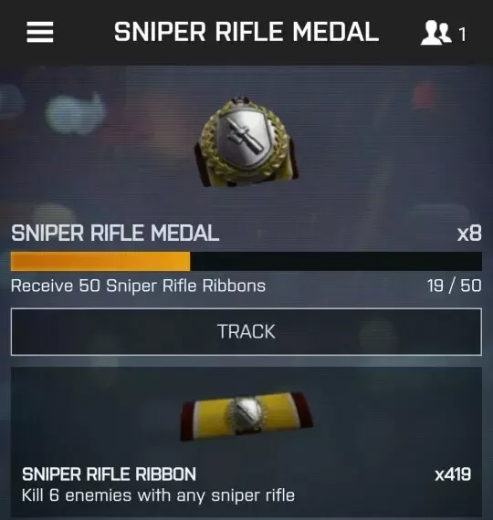 Detail Battlefield 4 Sniper Rifle Ribbon Nomer 35