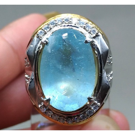 Detail Batu Akik Aquamarine Hijau Nomer 16