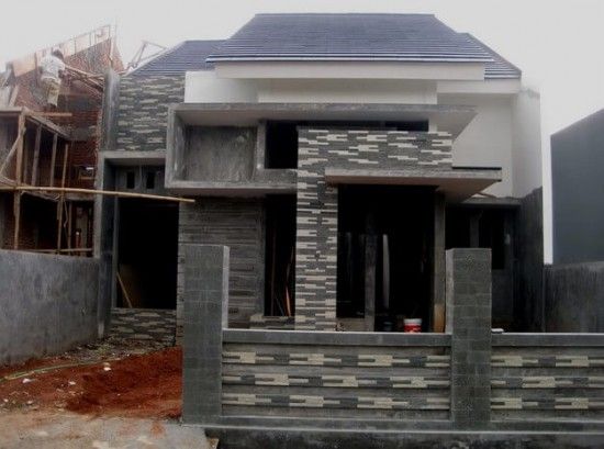 Detail Batu Alam Dinding Rumah Minimalis Nomer 31