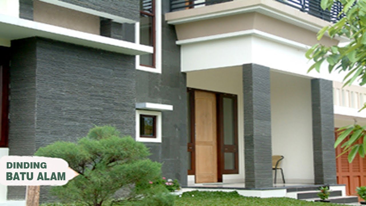 Detail Batu Alam Dinding Rumah Minimalis Nomer 9