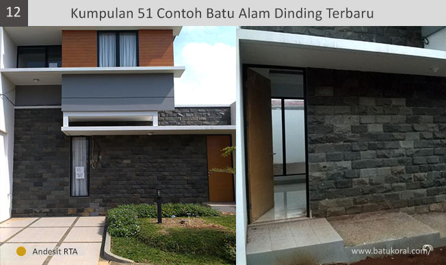 Detail Batu Alam Hiasan Dinding Depan Rumah Nomer 30