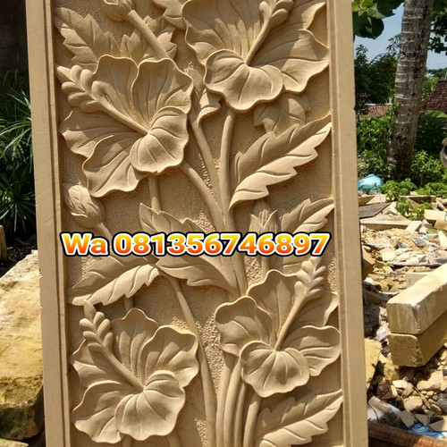 Detail Batu Alam Motif Bunga Nomer 13