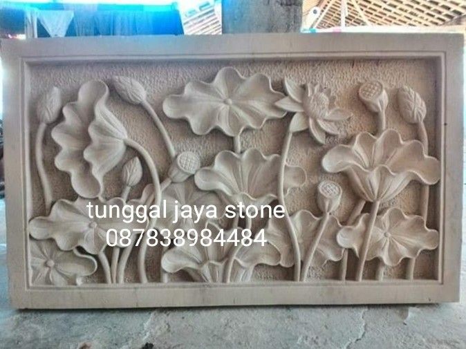 Detail Batu Alam Motif Bunga Nomer 54