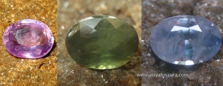 Detail Batu Green Safir Ceylon Nomer 32