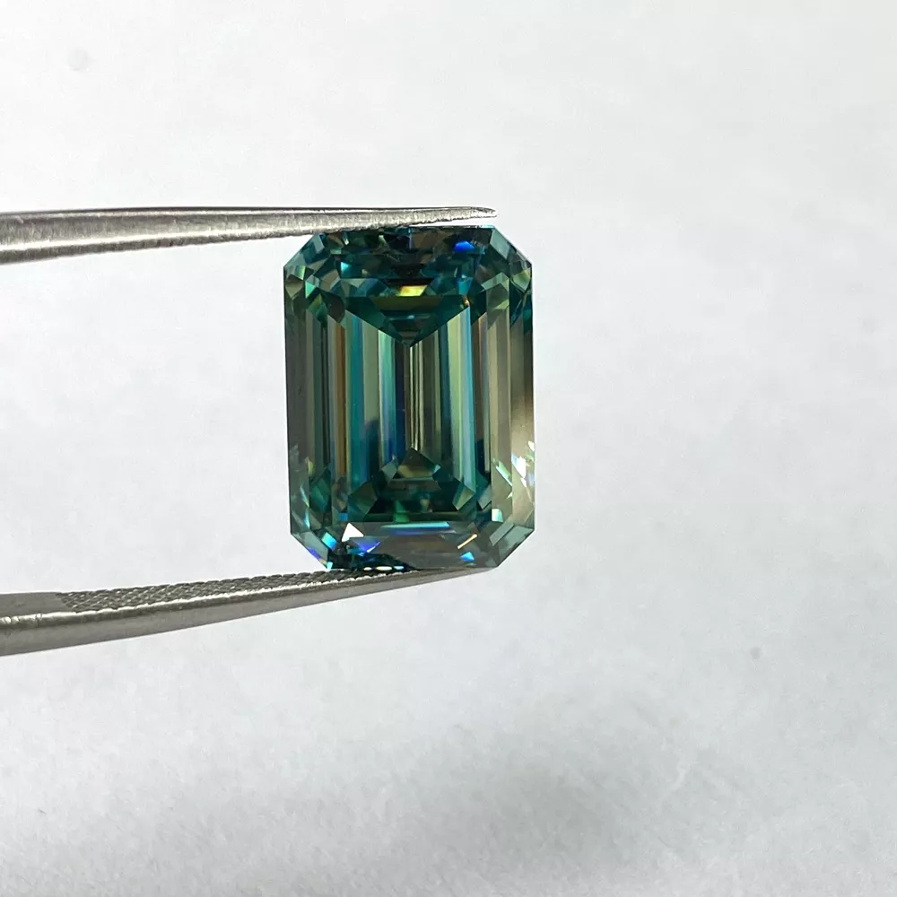 Detail Batu Moissanite Biru Nomer 51