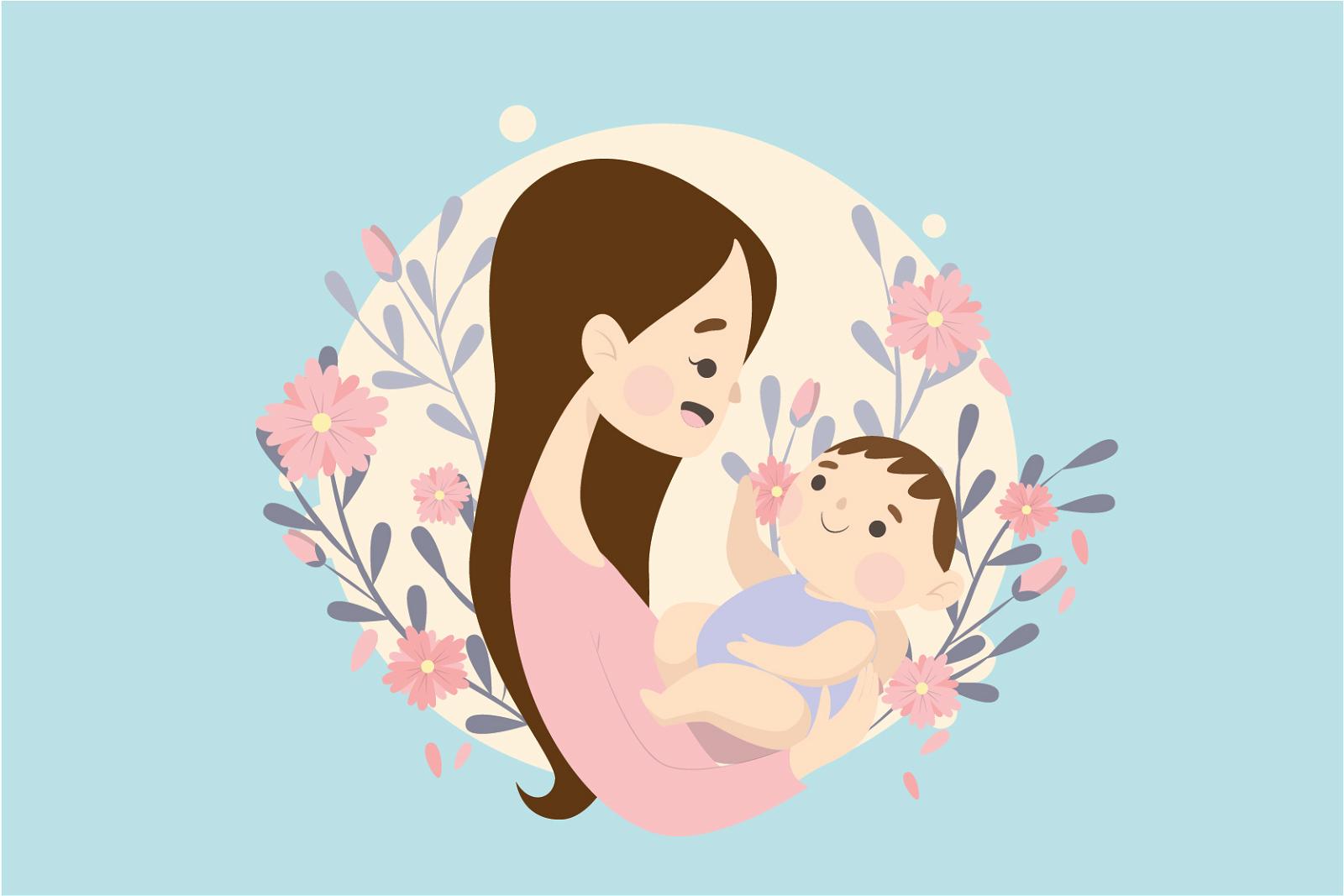 Detail Bayi Balita Kartun Gambar Animas Ibu Dan Balita Nomer 15