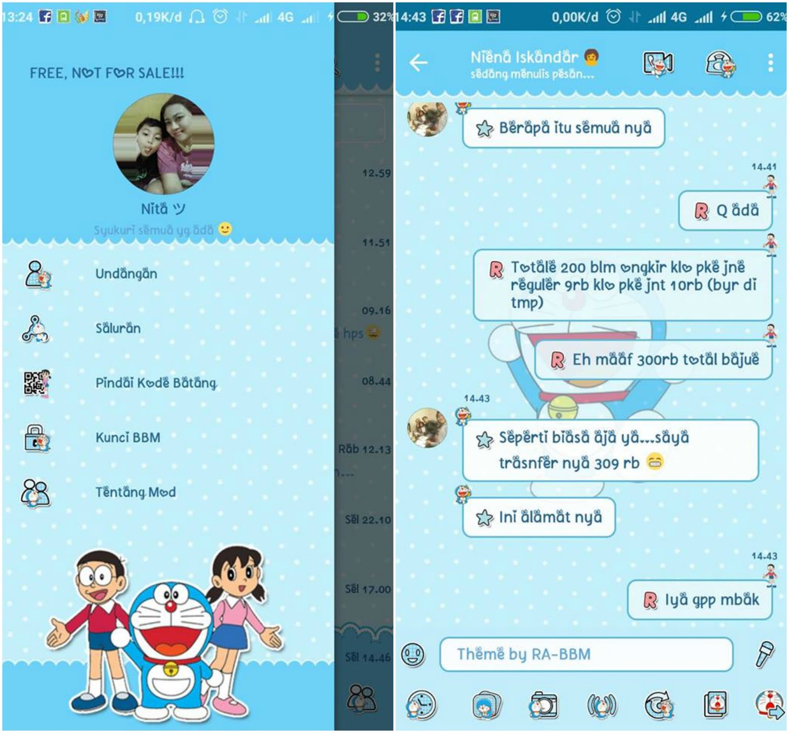 Detail Bbm Mod Transparan Doraemon Nomer 7