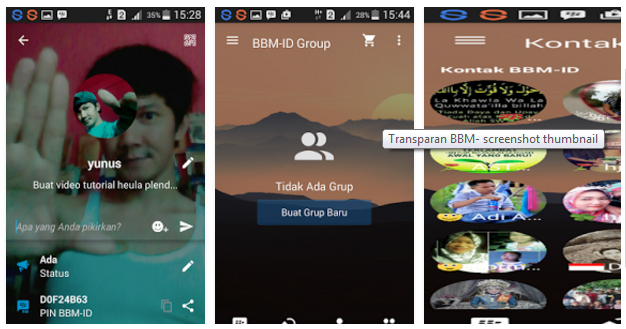 Detail Bbm Transparan Terbaru Clone Nomer 6