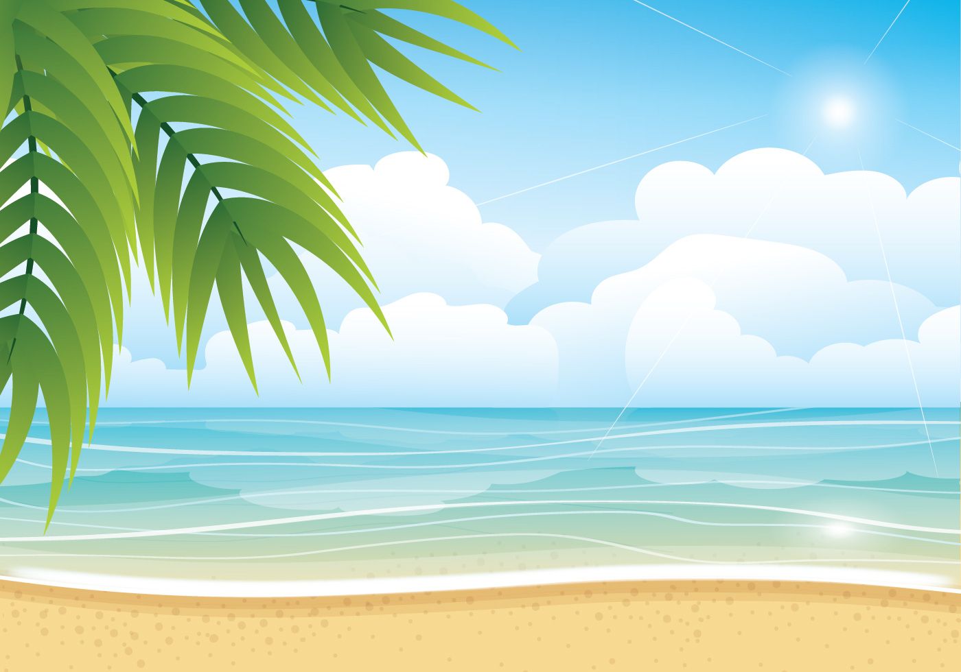 Beach Background Clipart - KibrisPDR