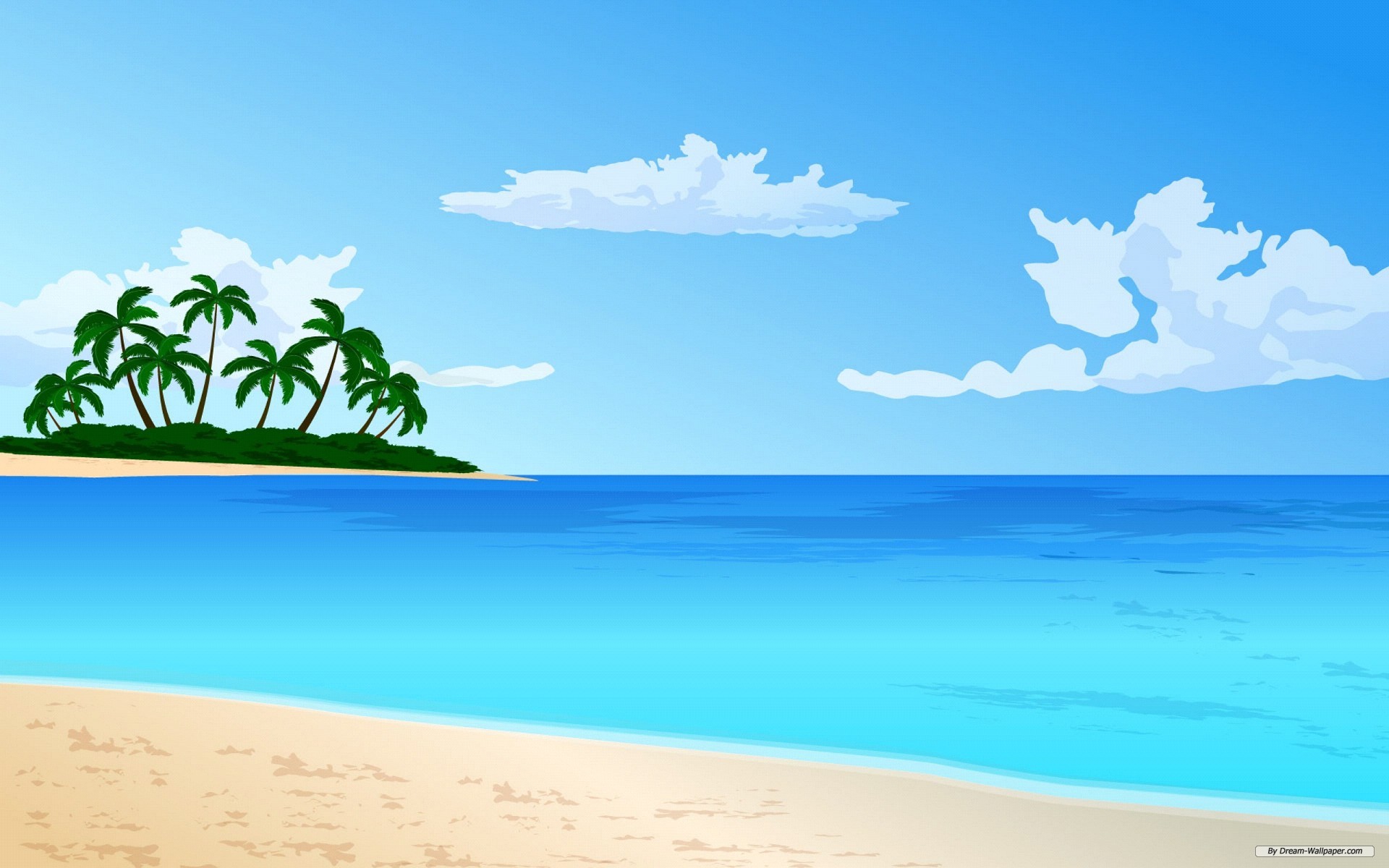 Detail Beach Background Clipart Nomer 19