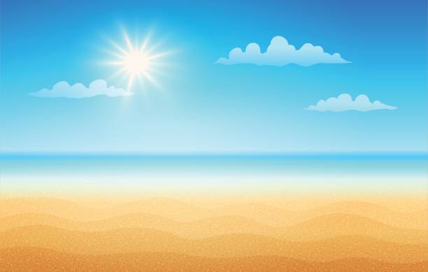 Detail Beach Background Clipart Nomer 27