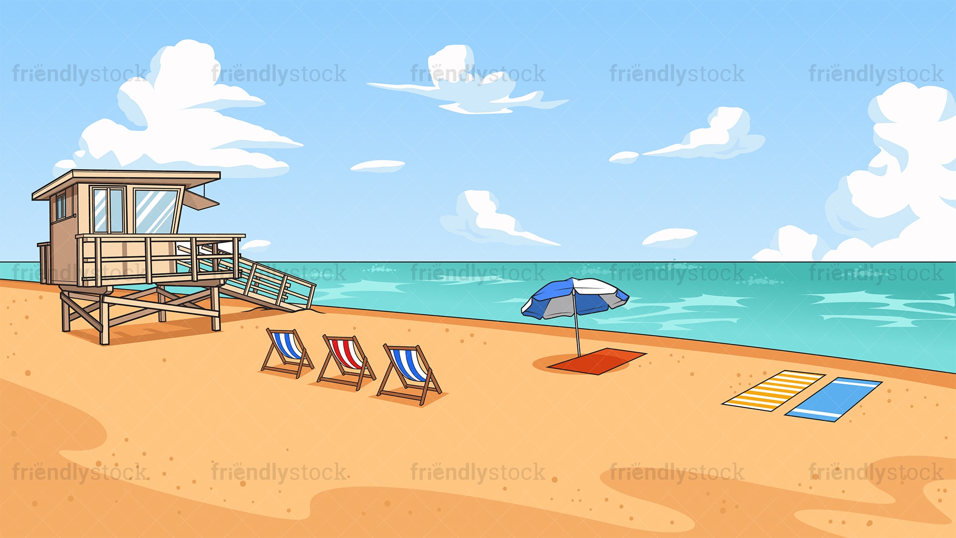 Detail Beach Background Clipart Nomer 37