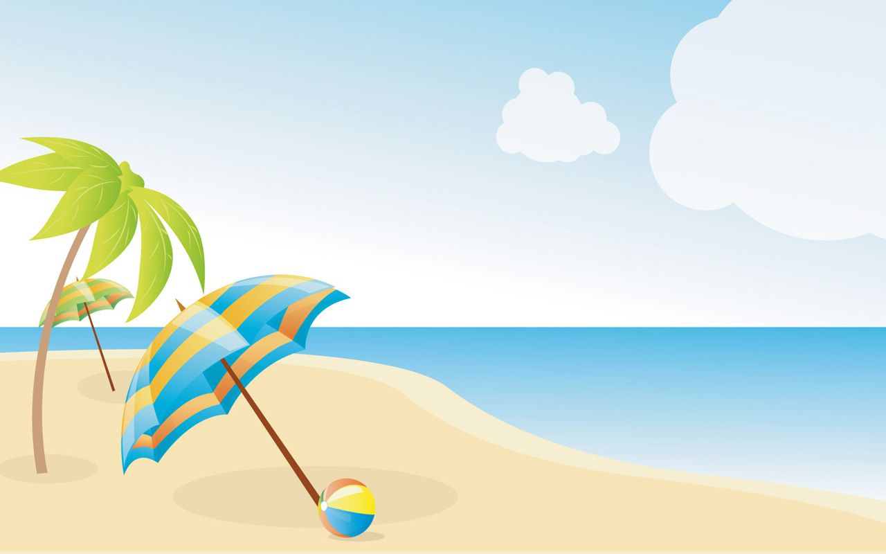 Detail Beach Background Clipart Nomer 7