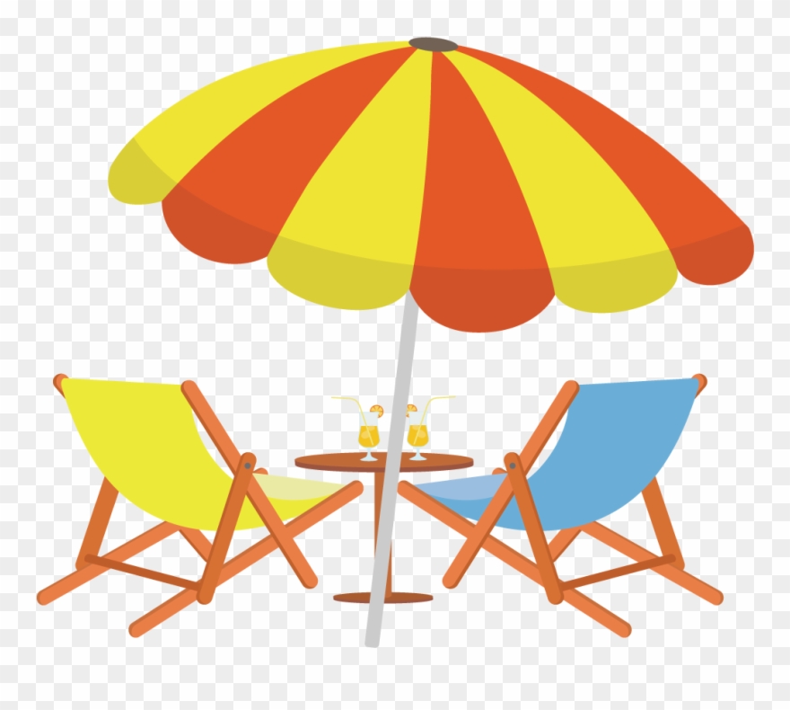 Detail Beach Chair And Umbrella Clipart Nomer 18