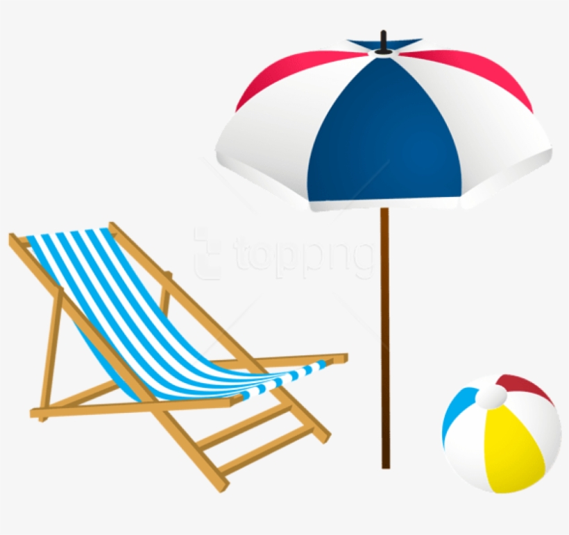 Detail Beach Chair And Umbrella Clipart Nomer 47