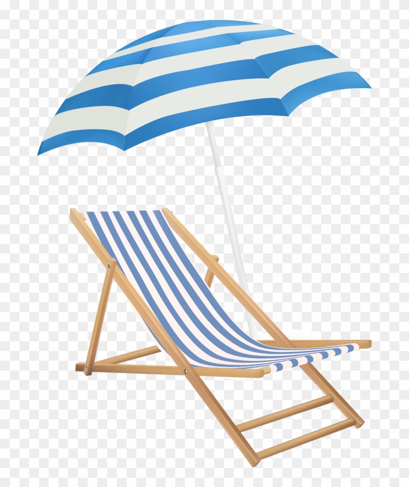 Detail Beach Chair With Umbrella Clipart Nomer 33