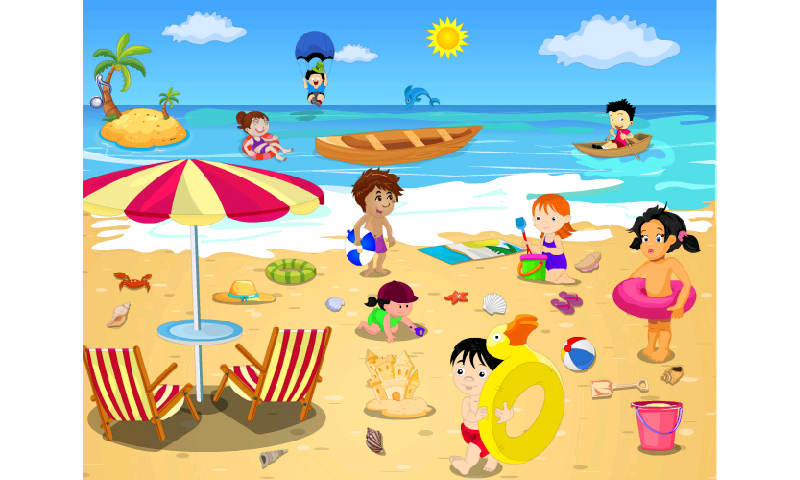 Detail Beach Clip Art Nomer 11