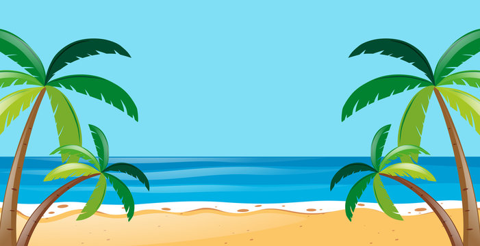 Detail Beach Clip Art Nomer 3