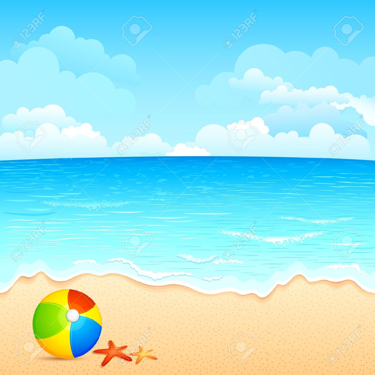 Detail Beach Clip Art Nomer 32