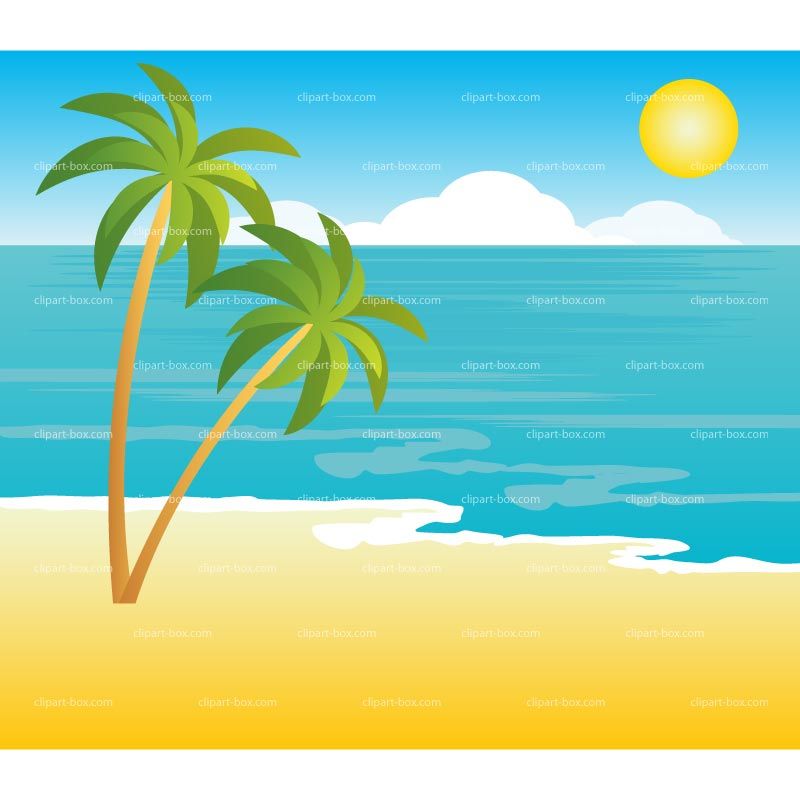 Detail Beach Clip Art Nomer 8