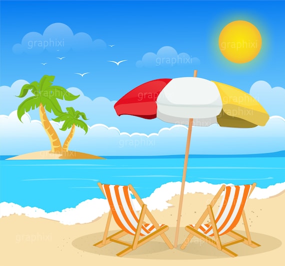 Detail Beach Clipart Images Nomer 6