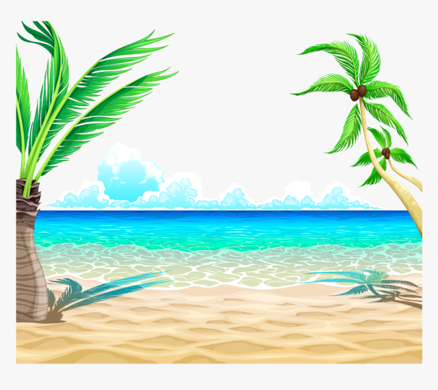 Detail Beach Clipart Transparent Nomer 37