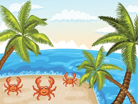 Detail Beach Crab Clipart Nomer 23