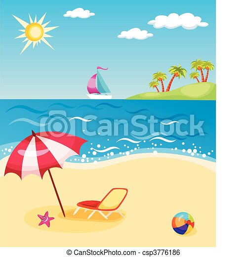 Detail Beach Pictures Clip Art Nomer 23