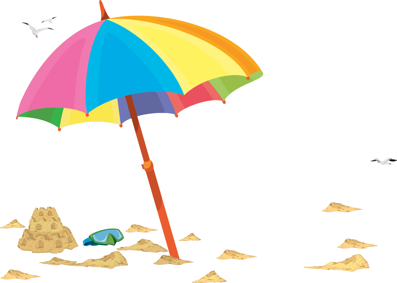 Detail Beach Umbrella Clipart Png Nomer 16