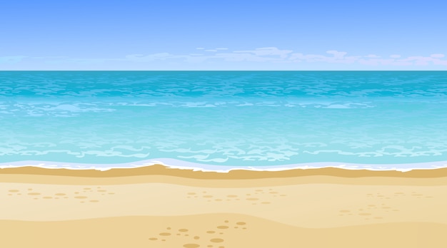 Detail Beach Vector Background Nomer 13