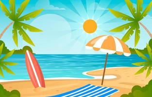 Detail Beach Vector Background Nomer 7