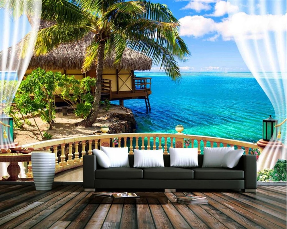 Detail Beach View Wallpaper Nomer 46